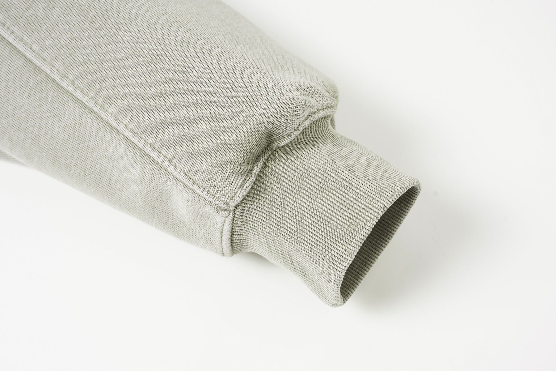 Splited Washed Zip-up Hoodie