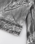 Spaced Metal Gather Jacket