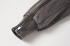 Asymmetric Zipped Hoddie