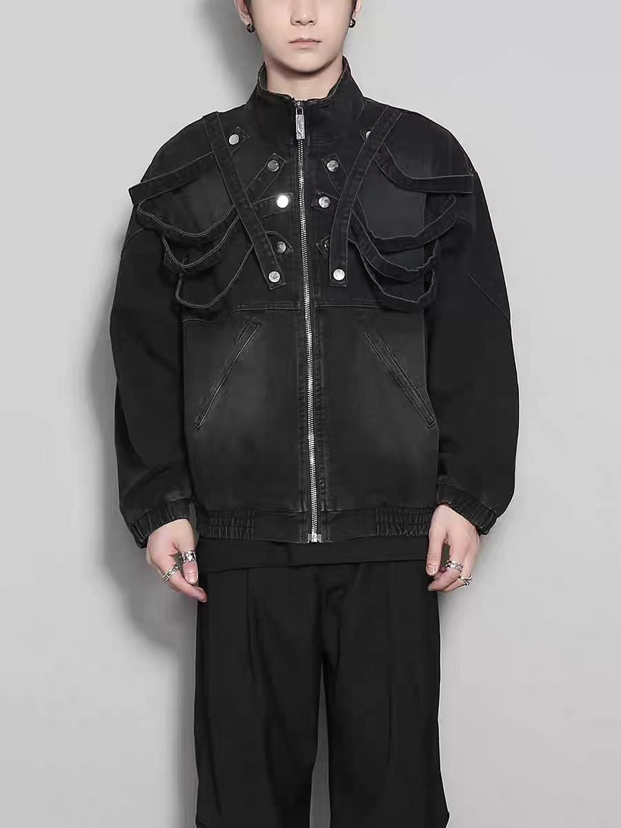 Belted Bondage Denim Jackets