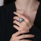 ROYAL BLUE QUEEN RING