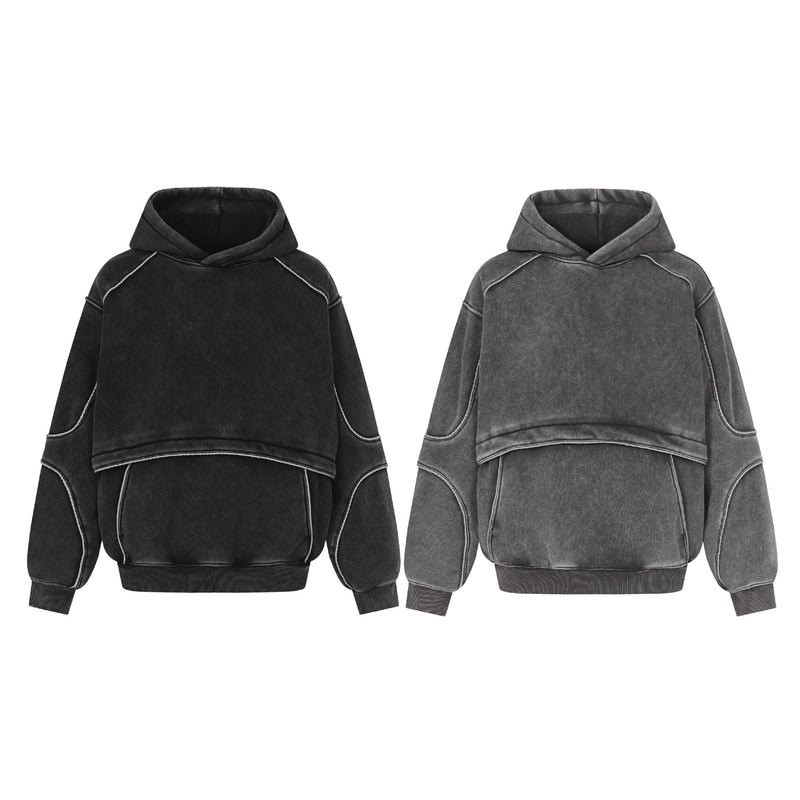 Oversized Layered Hoodie