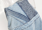 DENIM CORSET PANTS
