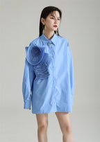 ROSE BROCHES SHIRT