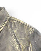 Spaced Metal Gather Jacket