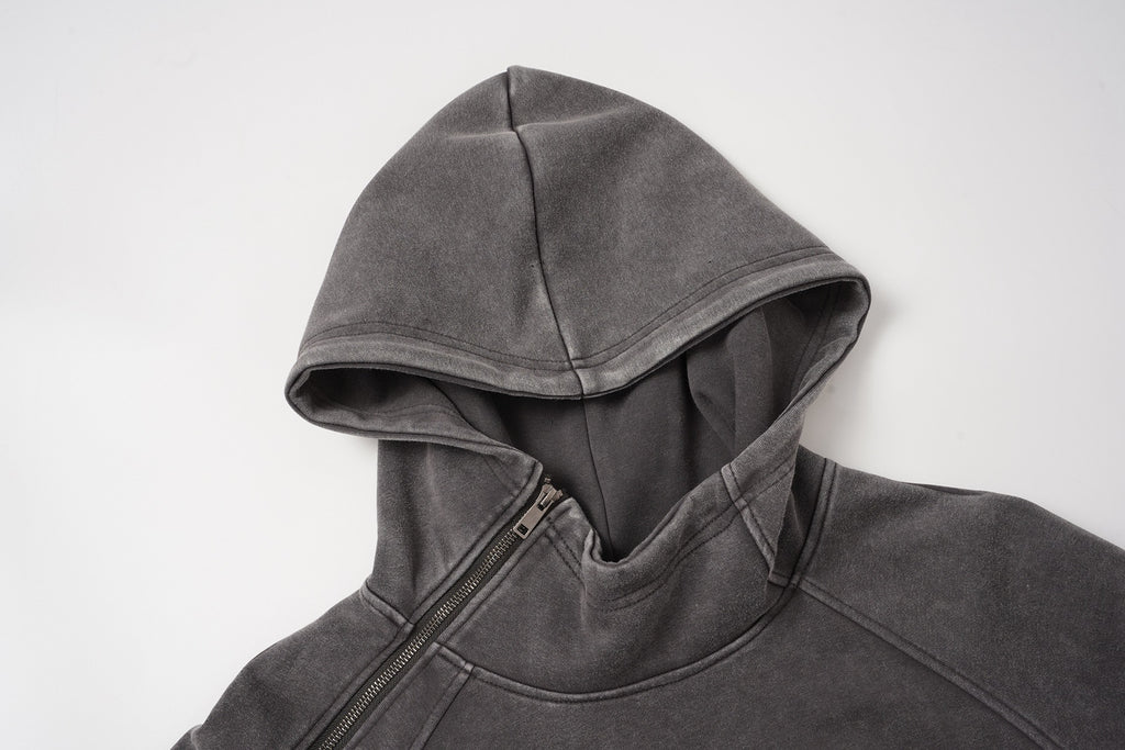 Asymmetric Zipped Hoddie