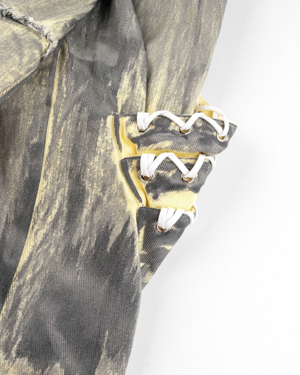 Spaced Metal Gather Jacket