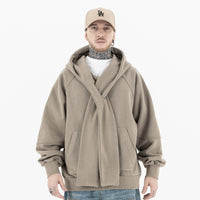 Oversized Scarfed Hoodie