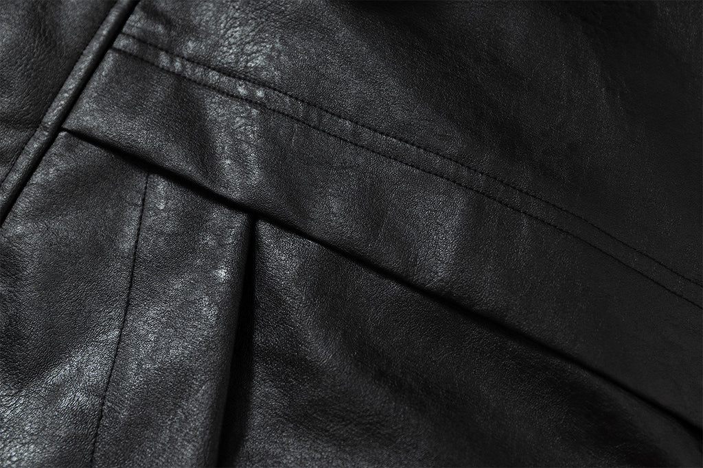 Detachable Fleece Neck Oversized Flight Bomber Jacket