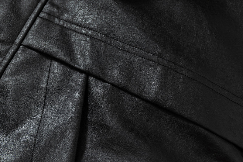 Detachable Fleece Neck Oversized Flight Bomber Jacket