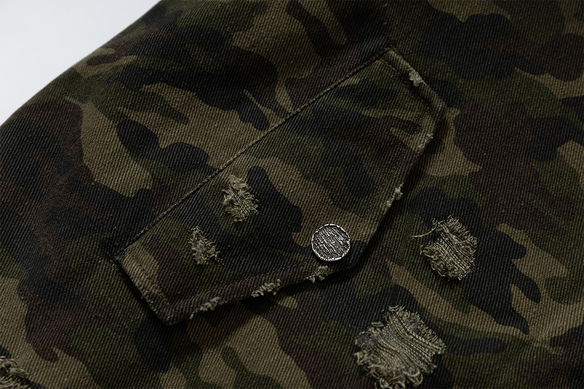 Army Green Hooded Layer Jacket
