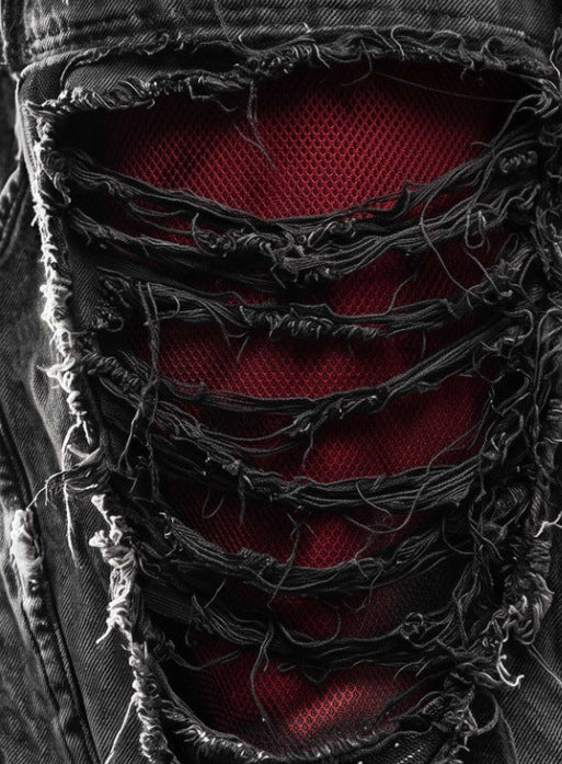 Ripped Devil Blood Baggy Pants
