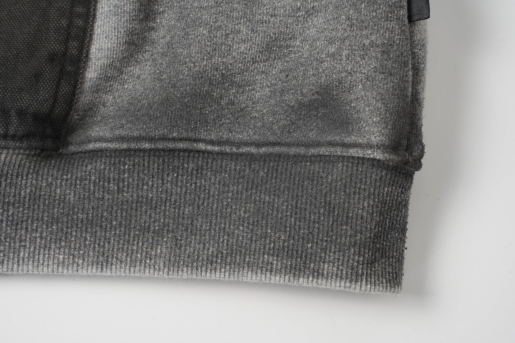 Patched Distressed Hoddie