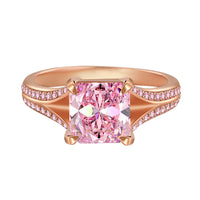 ROSE PINK SQUARED RING