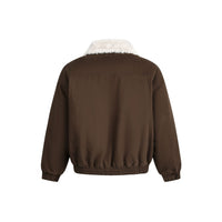 Brown Fleece Neck Funnel Hunter Jackets