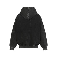 Gathered Waved Hoodie