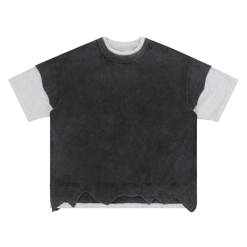 300g Layered Cutout T-shirt
