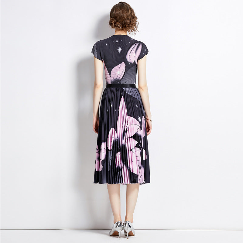FLORA PLEATED DRESS II