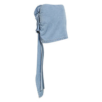 DENIM ROSE MINISKIRT
