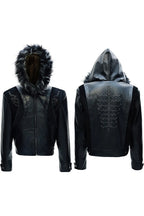 Croc Hooded Puffer Jacket