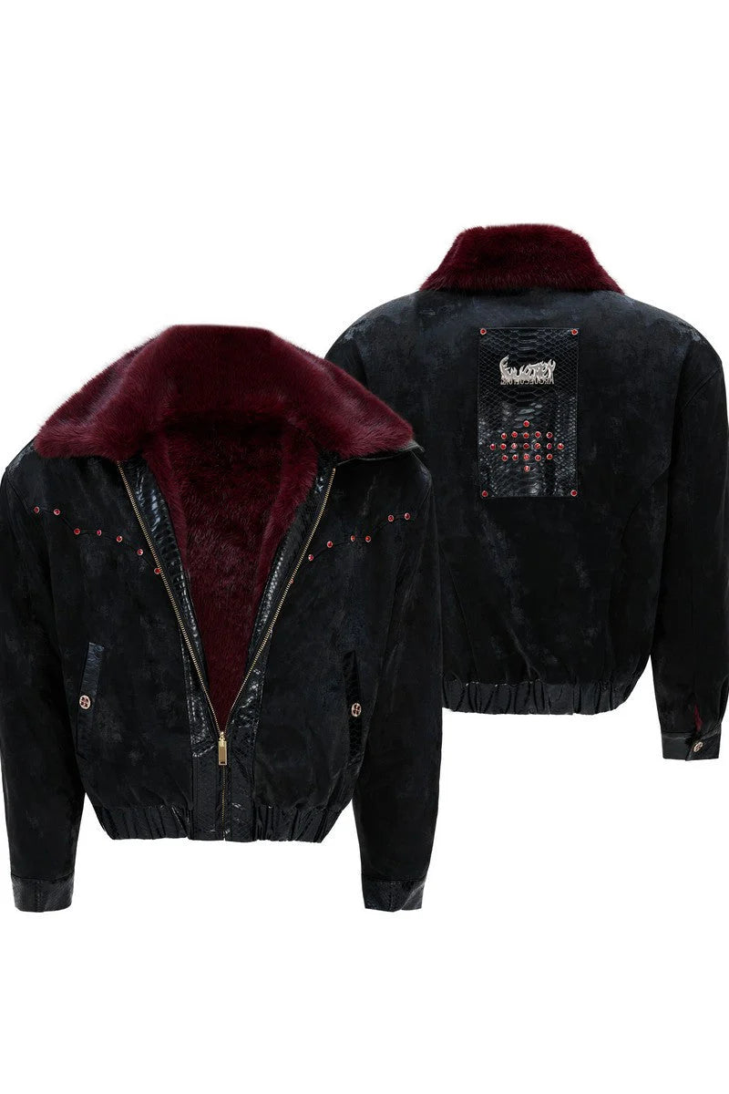 Reversible Mink Fur Puffer Jacket