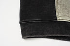 Patched Distressed Hoddie