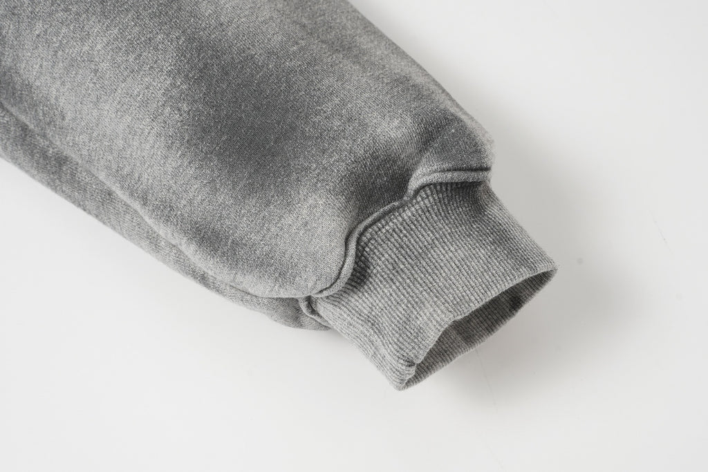 Patched Distressed Hoddie