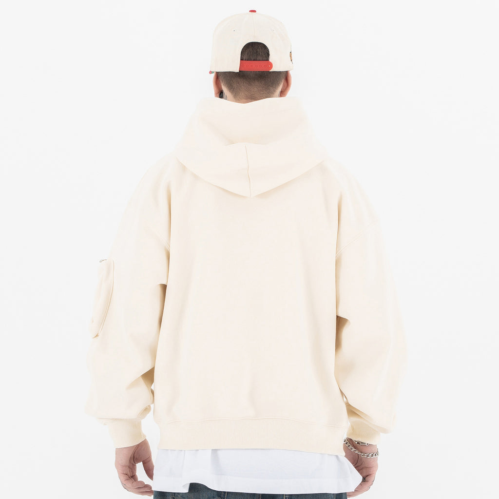 Oversize Multi Pocket Zip Up Hoddies
