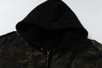 Army Green Hooded Layer Jacket