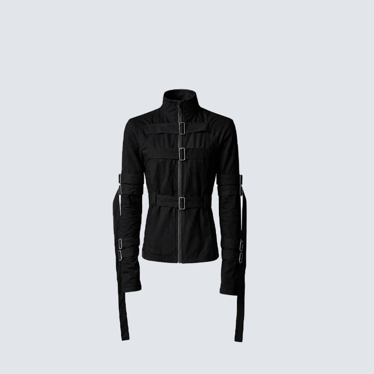 Black Punk Bondage Jacket