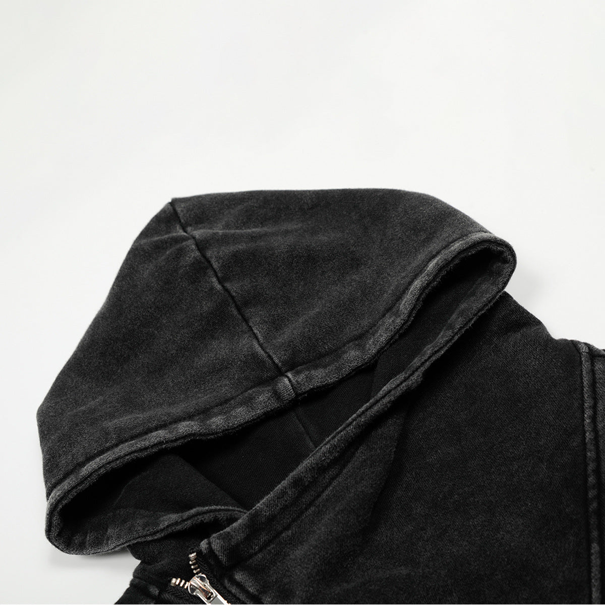 Asymmetrical Zip-Up Hoodie