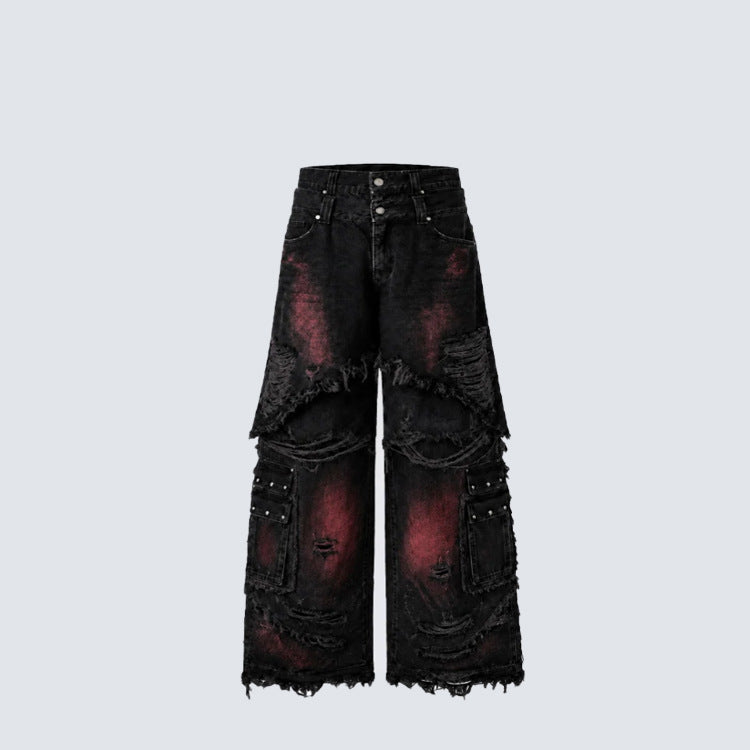 Dye Devil Blood Baggy Pants