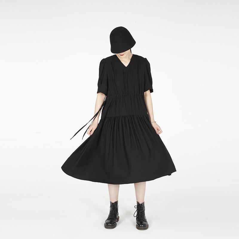 GATHERED DRESS