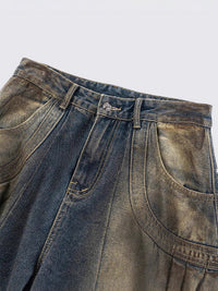 Dirt Stringed Denim Pants