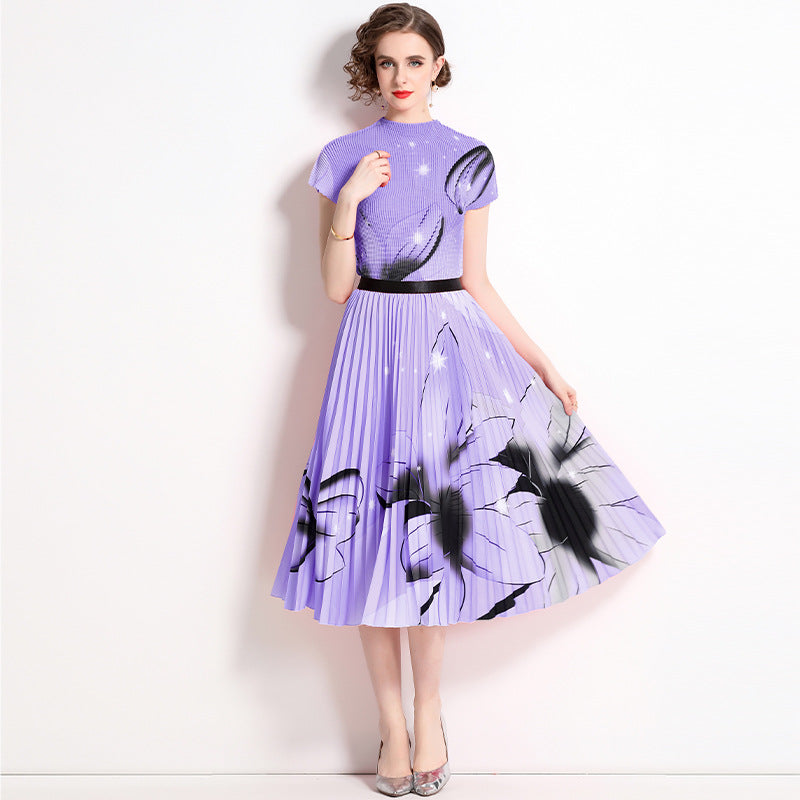 FLORA PLEATED DRESS II