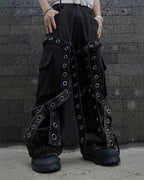 Belted Bondage Denim Pants