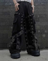 Belted Bondage Denim Pants