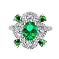EMERALD FLORA RING