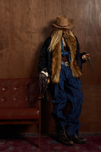 Oversize Faux Fur Flight Bomber Jacket