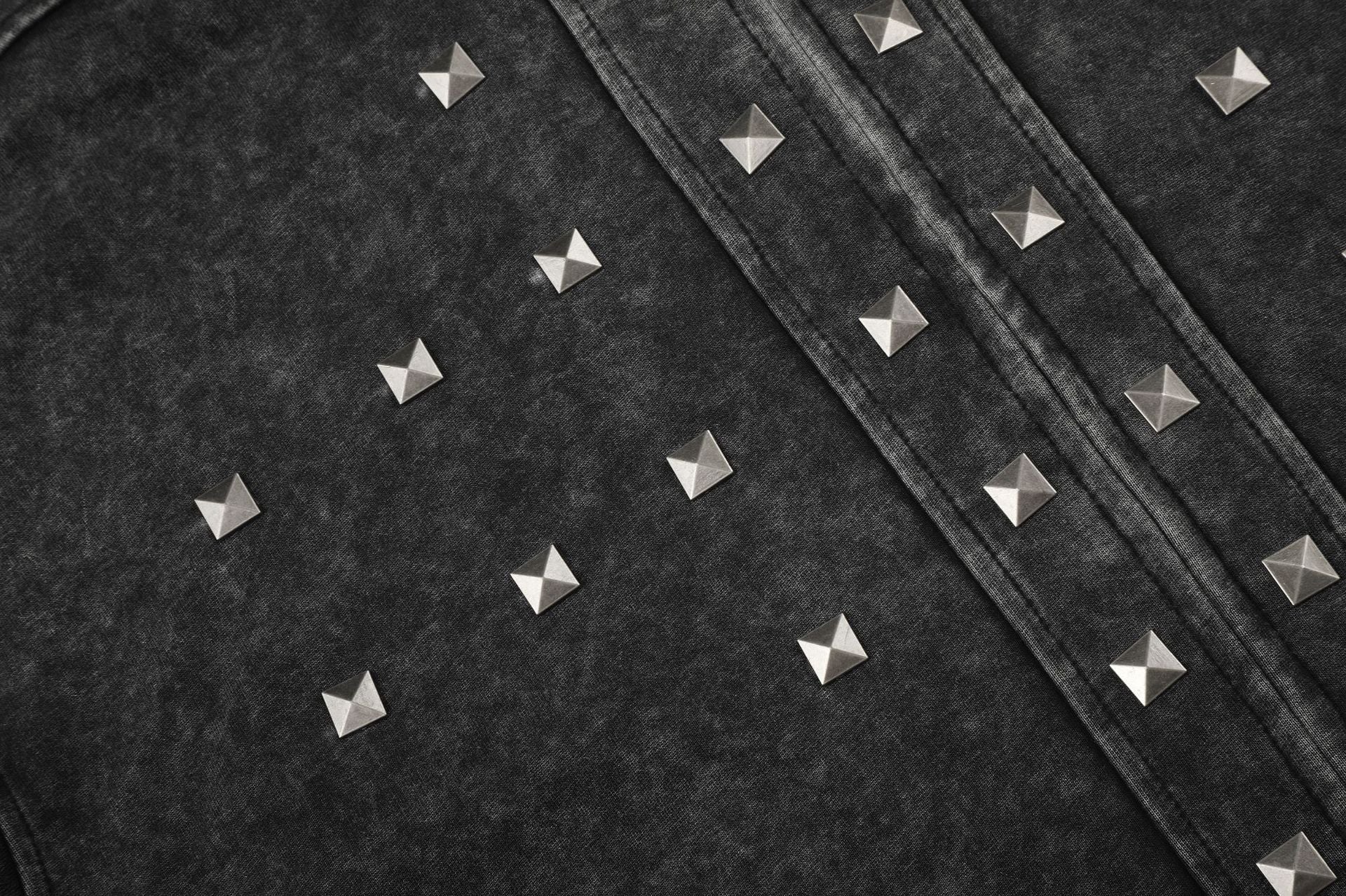 Napoleon Pyramid Stud Zip-up Hoddie