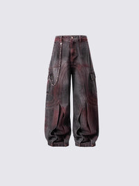 Arch Bloody Curved Denim Pants