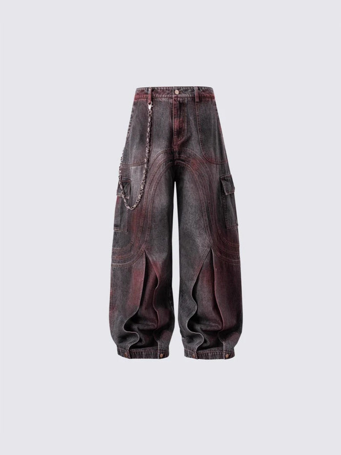 Arch Bloody Curved Denim Pants