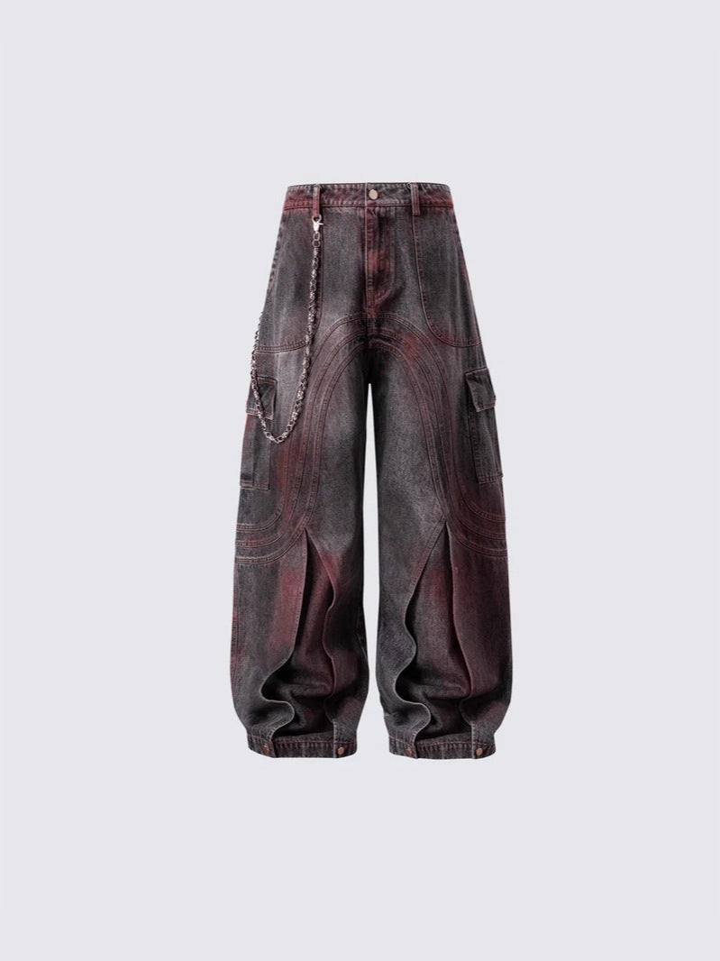 Arch Bloody Curved Denim Pants