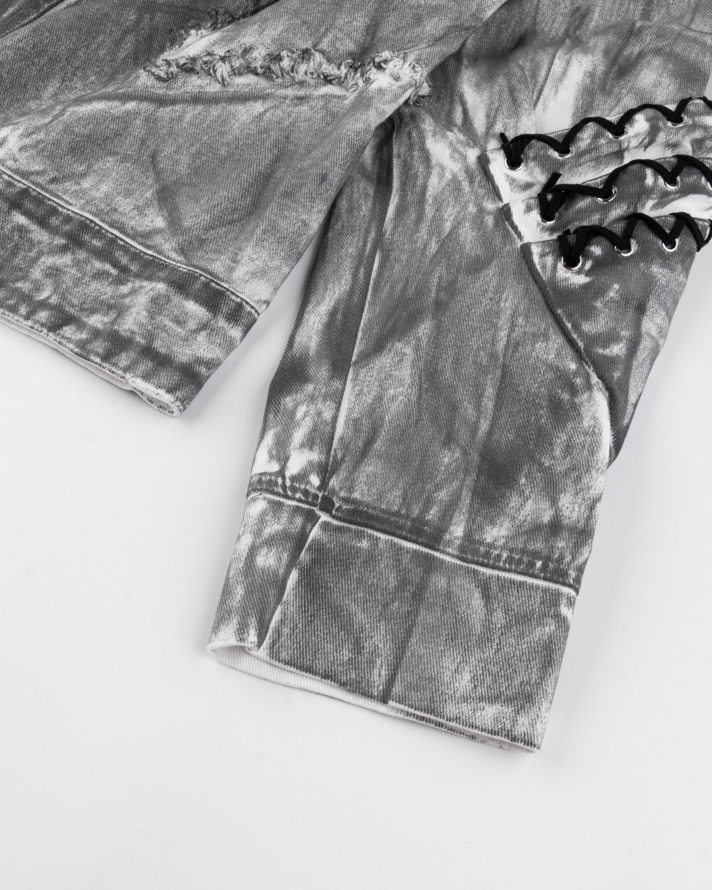 Spaced Metal Gather Jacket