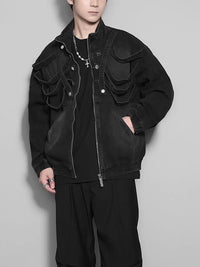 Belted Bondage Denim Jackets