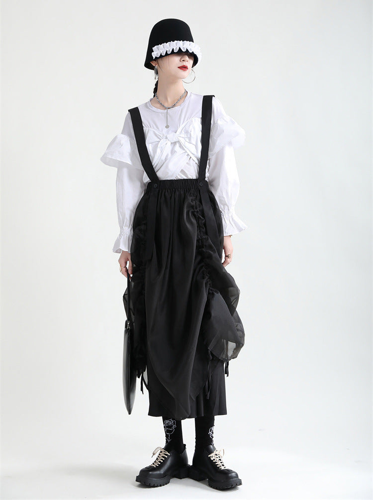 GATHERED JUMP SKIRT