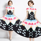 FLORA ABSTRACT DRESS III