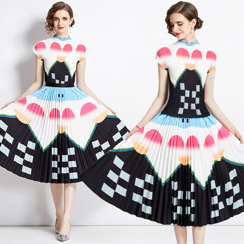 FLORA ABSTRACT DRESS III