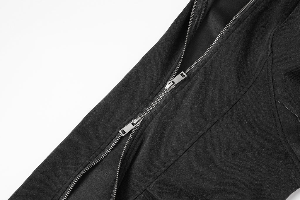 Asymmetric Zipped Hoddie
