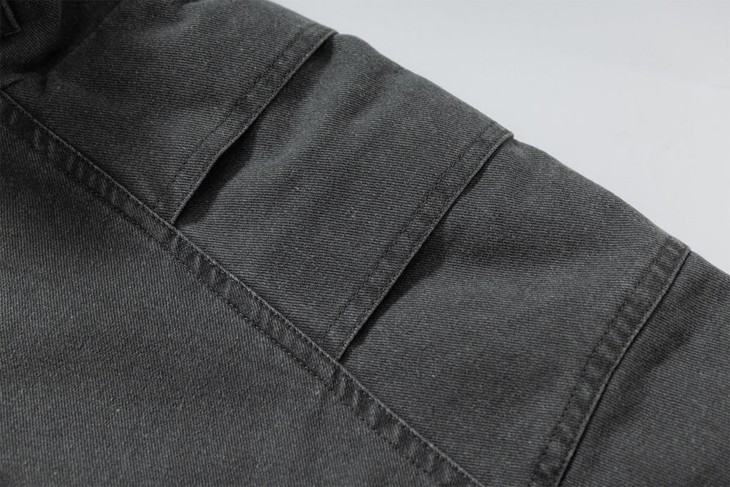 Classic Baggy Flight Funnel Denim Jackets